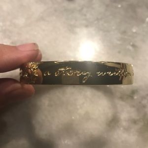 Lilly Pulitzer Written in the Sun gold bracelet